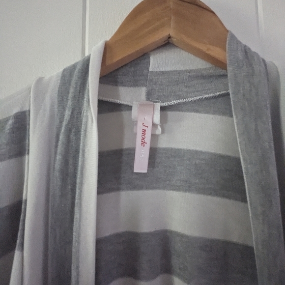 Stripped Tunic Cardigan - Picture 4 of 7